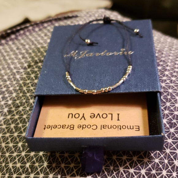 💖 MorseCode ILOVEYOU bracelet - Picture 3 of 5